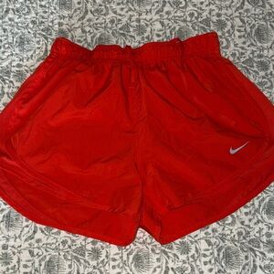 Nike Women's Vibrant Red Athletic Shorts
